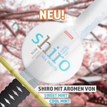 Shiro - minzig frische Aromen und anregende Kicks!